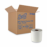 Essential Roll Center-Pull Towels, 1-Ply, 8 x 12, White, 700/Roll, 6 Rolls/Carton (01032)