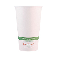 NoTree Paper Hot Cups, 16 oz, Natural, 1,000/Carton (CUSU16)