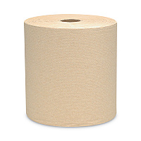 Essential Hard Roll Towels for Business, 1-Ply, 8" x 800 ft, 1.5" Core, Natural, 12 Rolls/Carton (04142)