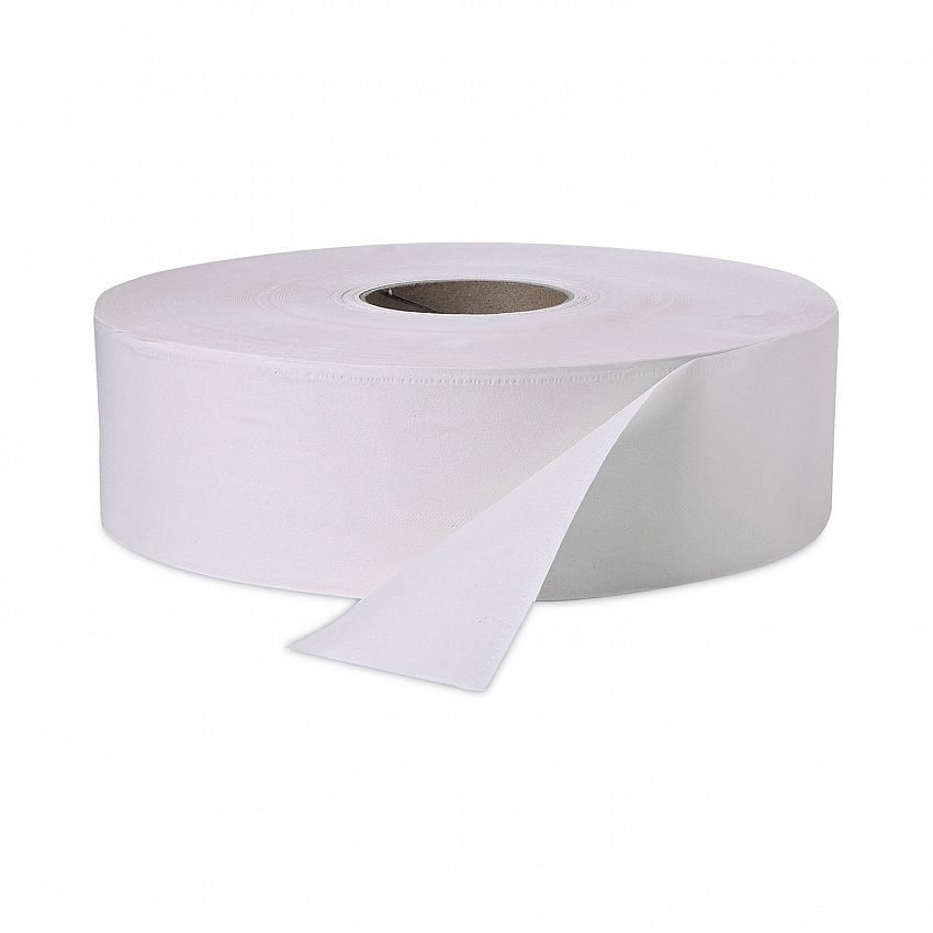 Jumbo Roll Bath Tissue, Septic Safe, 2-Ply, 3.4" x 1,000 ft, White, 12 Rolls/Carton (202)