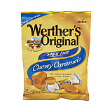 Sugar Free Chewy Caramel Candy, 2.75 oz Bag, 3/Pack (30201006)