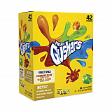 Fruit Gushers Fruit Snacks, Strawberry and Tropical Fruit Flavors, 0.8 oz, 42 Pouches/Carton (22001036)