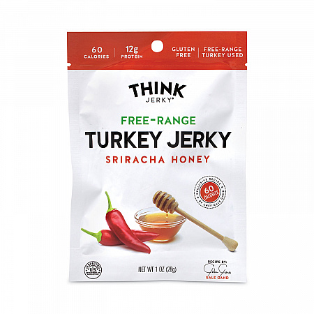 Sriracha Honey Turkey Jerky, 1 oz Pouch, 12/Pack (22000983)