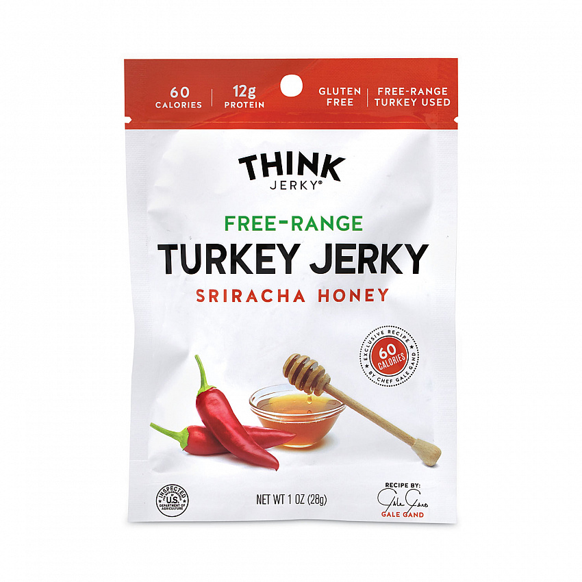 Sriracha Honey Turkey Jerky, 1 oz Pouch, 12/Pack (22000983)