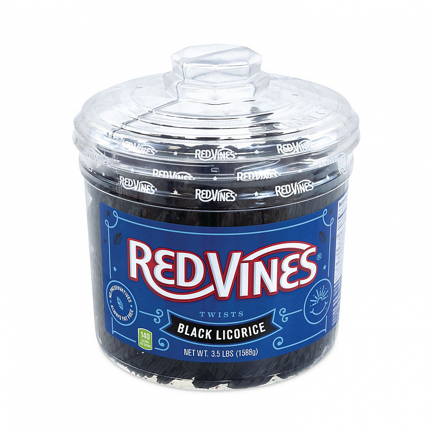 Black Licorice Twists, 3.5 lb Jar (20904500)