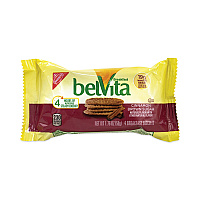 belVita Breakfast Biscuits, Cinnamon Brown Sugar, 1.76 oz Pack, 25 Packs/Carton (22000507)