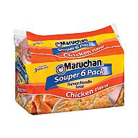 Ramen Noodle Soup Chicken Flavor Souper, 3 oz, 6/Package, 4 Packages/Pack (30700038)