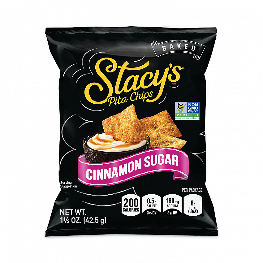 Pita Chips, 1.5 oz Bag, Cinnamon Sugar, 24/Carton (20900651)