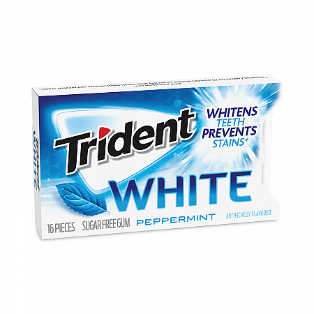 Sugar-Free Gum, White Peppermint,16 Pieces/Pack, 9 Packs/Carton (20902451)
