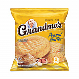 Homestyle Peanut Butter Cookies, 2.5 oz Pack, 2 Cookies/Pack, 60 Packs/Carton (29500063)
