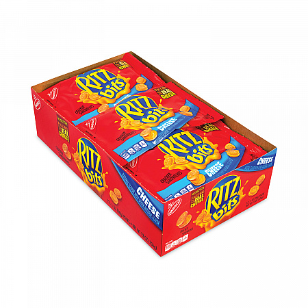 Ritz Bits Cheese Sandwich Crackers, 1 oz Pouch, 48 Pouches/Carton (30400071)