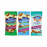 Almonds Variety Pack, Assorted Flavors, 0.6 oz Pouch, 7 Pouches/Box, 6 Boxes/Carton (22000796)