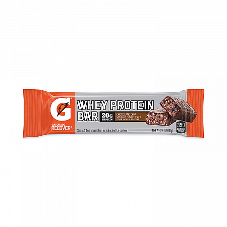 Recover Chocolate Chip Whey Protein Bar, 2.8 oz Bar, 12 Bars/Carton (29500032)
