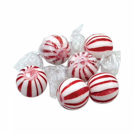 Jumbo Peppermint Balls Bag, 0.04 oz Individually Wrapped, 120 Balls/Bag, 1 Bag/Carton (20900021)