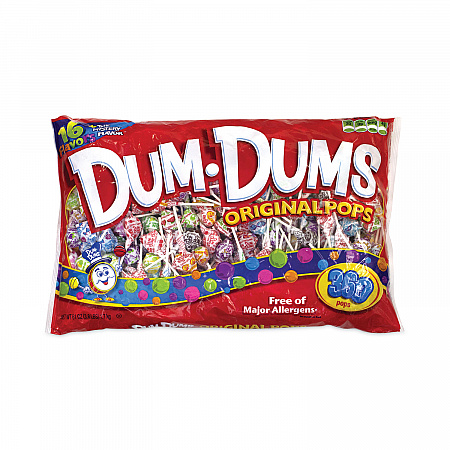 Dum-Dum-Pops, 14 Assorted Flavors, 360 Pieces/Carton (22000055)