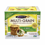 5-Seed Multi-Grain Crunchy Oven Baked Crackers, Whole Wheat, 10 oz Bag, 2 Bags/Box (22000757)