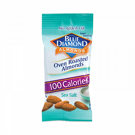 Oven Roasted Sea Salt Almonds, 0.6 oz Bag, 7 Bags/Box, 6 Box/Carton (22000794)