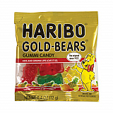 Goldbears Gummi Candy, 0.4 oz Pouches, Lemon; Orange; Pineapple; Rasberry; Strawberry, 54/Carton (20900181)
