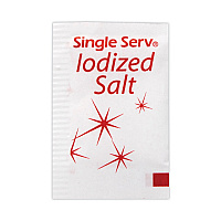 Iodized Salt Packet, 0.6 g Packet, 3,000/Carton (20900355)