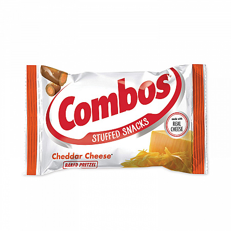 Baked Snacks, 1.8 oz Bag, Cheddar Cheese Pretzel, 18 Bags/Carton (20900409)