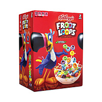Froot Loops Breakfast Cereal, 43 oz Bag, 2 Bags/Box (22000900)