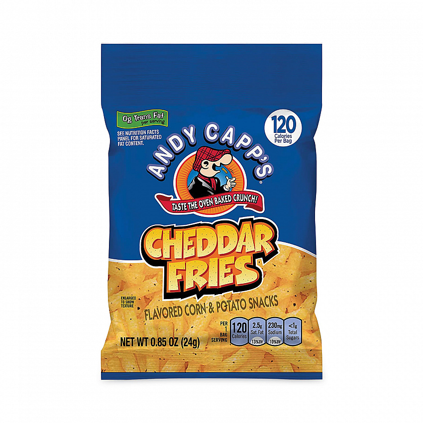 Cheddar Fries, 0.85 oz Bag, 72/Carton (20900464)