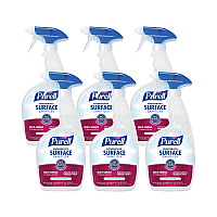 Foodservice Surface Sanitizer3, Fragrance-Free, 32 oz Bottle with Spray Trigger Attached, 6/Carton (334106RTL)
