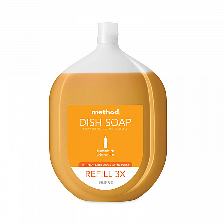 Dish Soap Refill Tub, Clementine Scent, 54 oz Tub, 4/Carton (10576)