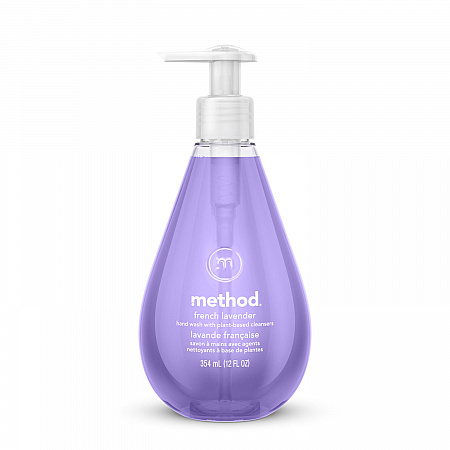 Gel Hand Wash, French Lavender Scent, 12 oz (00031)