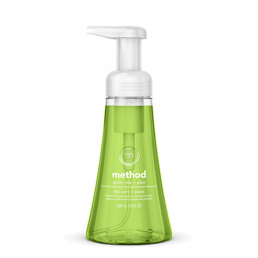 Foaming Hand Wash, Green Tea and Aloe Scent, 10 oz (00362)