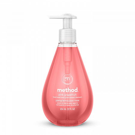 Gel Hand Wash, Pink Grapefruit Scent, 12 oz (00039)