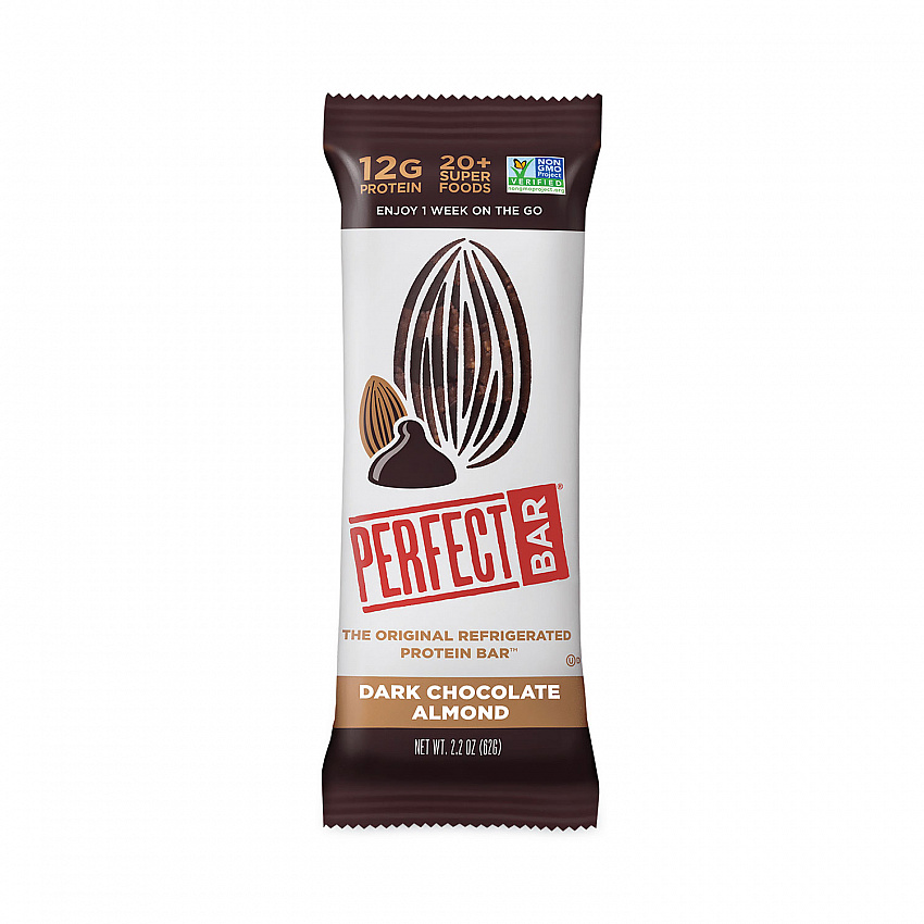 Refrigerated Protein Bar, Dark Chocolate Almond, 2.2 oz Bar, 16/Carton (30700246)