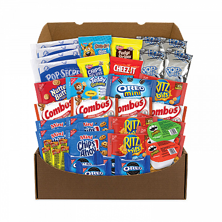 Quarantine Snack Box, 42 Assorted Snacks/Box, 5 lb Box (70000085)