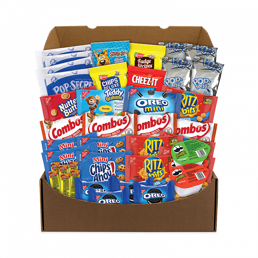 Quarantine Snack Box, 42 Assorted Snacks/Box, 5 lb Box (70000085)