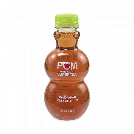 Antioxidant Super Tea, Pomegranate Honey Green Tea, 12 oz Bottles, 6/Carton (30700049)