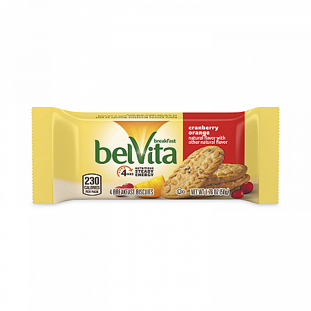Cranberry Orange Crunchy Breakfast Biscuits, 1.76 oz Packet of 6, 5 Packs/Box, 6 Boxes/Carton (30700145)