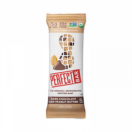 Refrigerated Protein Bar, Dark Chocolate Peanut Butter with Sea Salt, 2.3 oz Bar, 16/Carton (30700247)