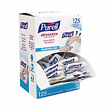 Advanced Hand Sanitizer Single Use, Gel, 1.2 mL, Packet, Fragrance-Free, 125/Box (9630125NSBX)