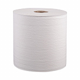 Hardwound Roll Towels, 1-Ply, 8" x 800 ft, White, 6 Rolls/Carton (12906B)