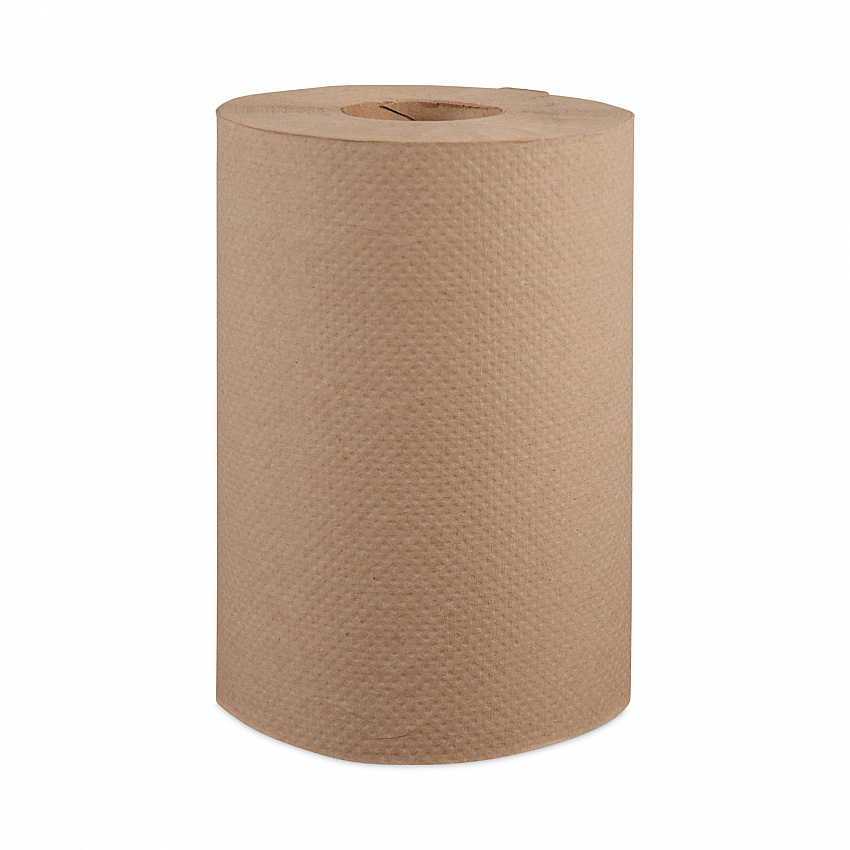Hardwound Roll Towels, 1-Ply, 8" x 350 ft, Natural, 12 Rolls/Carton (108)