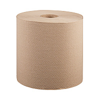 Hardwound Roll Towels, 1-Ply, 8" x 800 ft, Natural, 6 Rolls/Carton (12806)