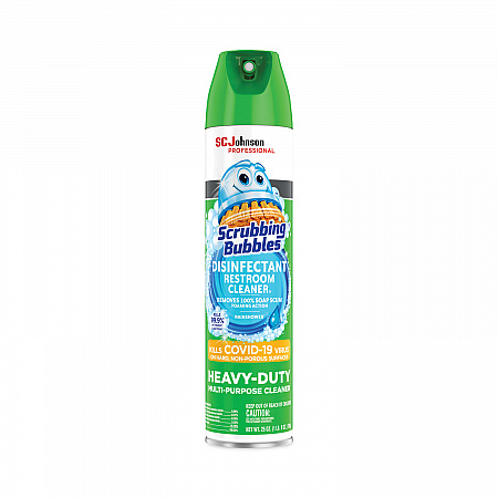 Disinfectant Restroom Cleaner II, Rain Shower Scent, 25 oz Aerosol Spray (313358EA)
