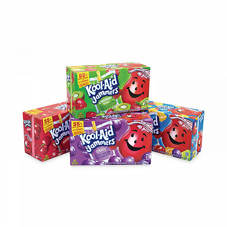 Jammers Juice Pouch Variety Pack, 6 oz Pouch, 40/Carton (22000775)