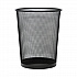 Mesh Wastebasket, 18 qt, Steel Mesh, Black (20008)