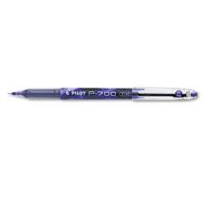 Pilot Precise P-700 Gel Pen, Stick, Fine 0.7 mm, Purple Ink, Purple Barrel, Dozen (38621)