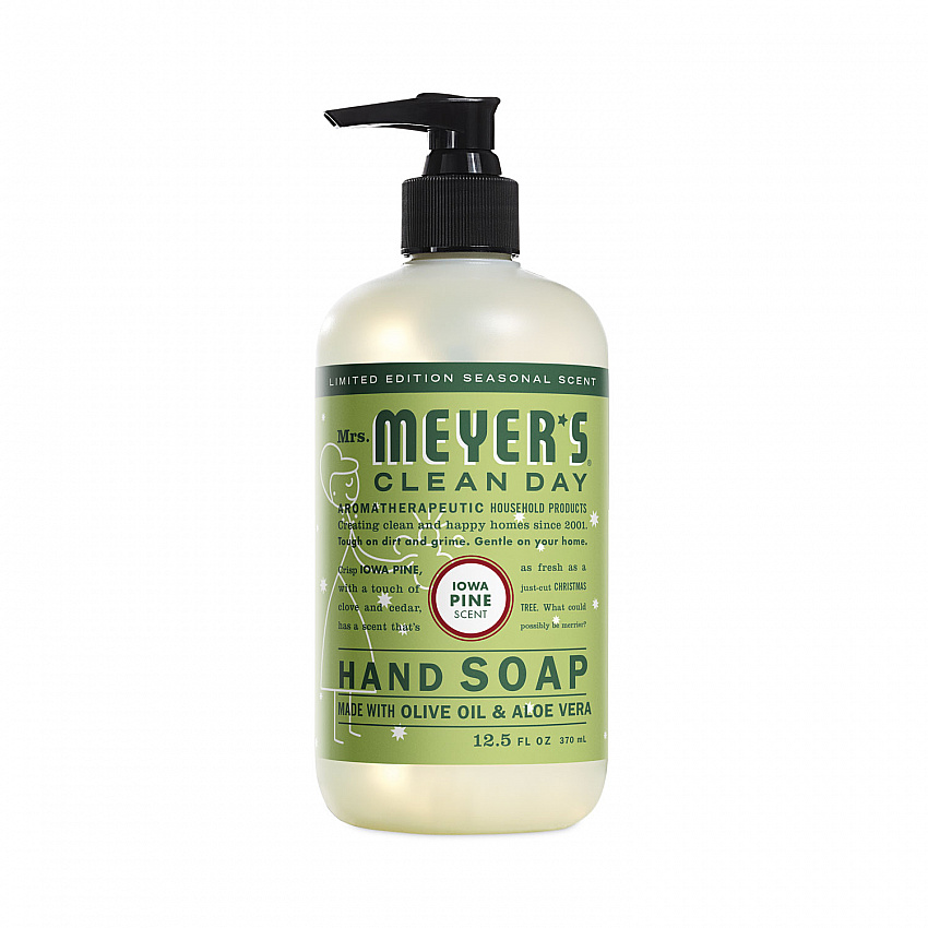 Clean Day Liquid Hand Soap, Iowa Pine Scent, 12.5 oz, 6/Carton (395075)