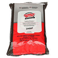 Stainless Steel Hood Degreaser Wipes, 1-Ply, 9 x 12, Unscented, White, 30 Wipes/Pack, 6 Packs/Carton (SSWIPES)