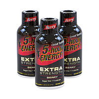 Extra Strength Energy Drink, Berry, 1.93 oz Bottle, 24/Carton (22000631)