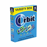 Sugar-Free Chewing Gum Variety Box, Four Mint Flavors, 14 Pieces/Pack, 18 Packs/Carton (22000568)