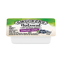 Smuckers 1/2 Ounce Natural Jam, 0.5 oz Container, Concord Grape, 200/Carton (8202)